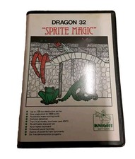 Dragon 32 SPRITE MAGIC Cassette Tape Game 