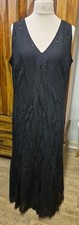 Gorgeous Long Black Sleeveless Dress by Joanna Hope, Size 24