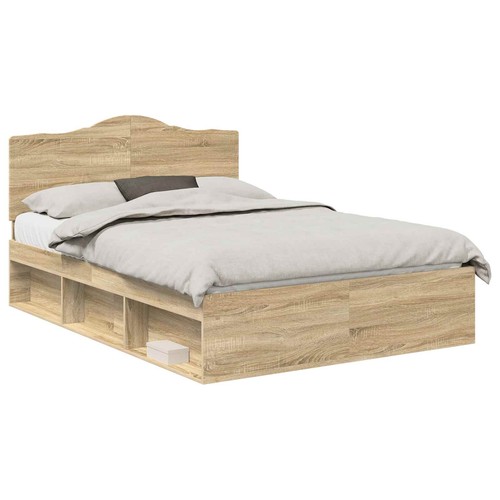 Bed frame with headboard solid - bed,