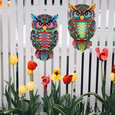 2x Home Fence Ornament Metal