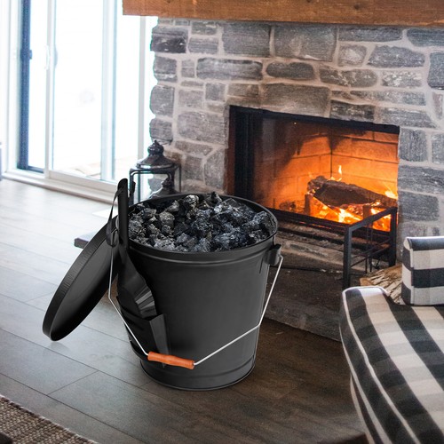 Ash bucket with - with, shovel