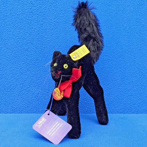 Steiff black cat - black, tom