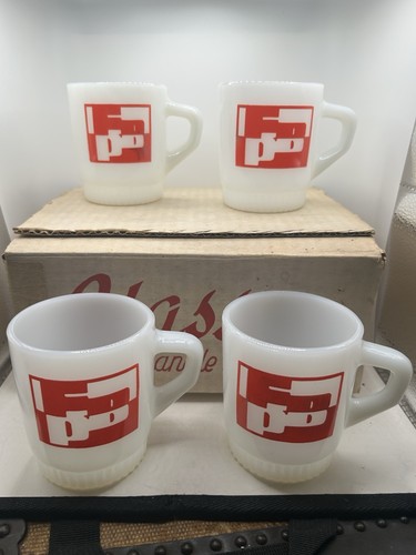 Vtg 1960s fire king milk - fire,