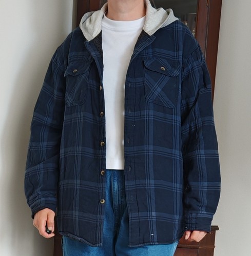 Wrangler hooded flannel shirt - flannel,