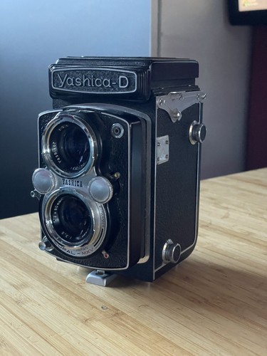 Yashica tlr film camera - yashica, w/