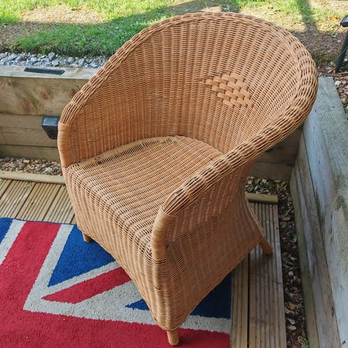 Wicker armchair rattan - wicker,