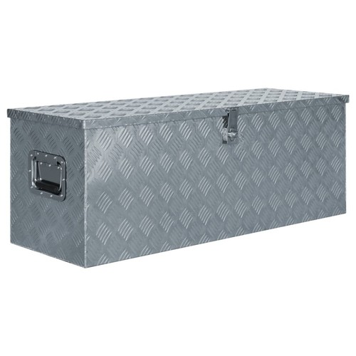 Aluminium side locker lockable - aluminium,