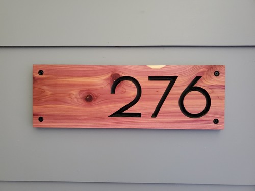 Custom home address number - address,