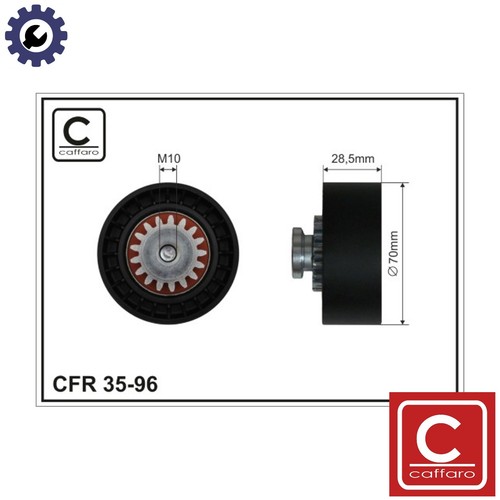 Tensioner pulley vribbed belt - tensioner,