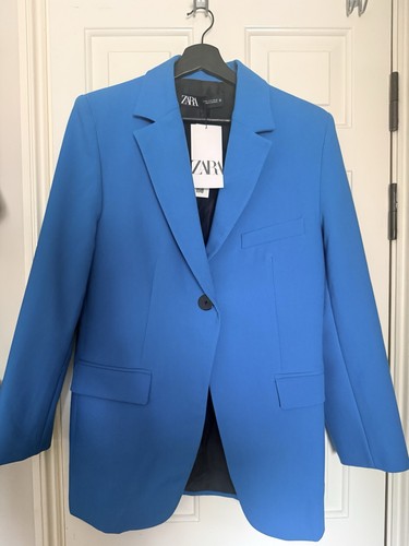 Zara women blue blazer - zara, size