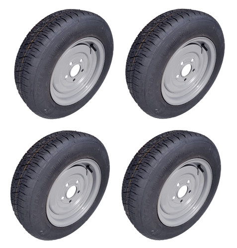 Trailer wheel and tyre - and, 155