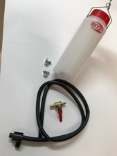 Graduated Workshop Auxiliary Fuel Tank 500ml with 1 mtr fuel pipe and inline Pet