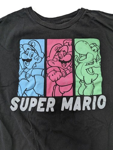 Super mario shirt mens large - super,