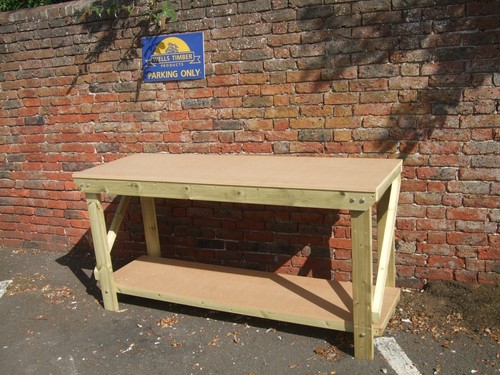 Wooden work bench - 2ft, to