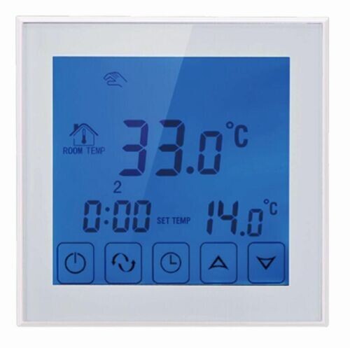 Touch screen thermostat 16amp - touch,