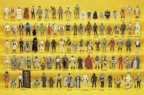Vintage star wars figures - star,
