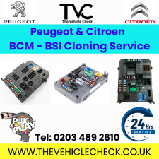Peugeot & Citroen CLONING SERVICE BSI BCM BSI - Pug & Play Service