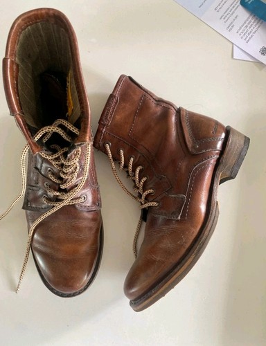 Caterpillar tan leather ankle - caterpillar,