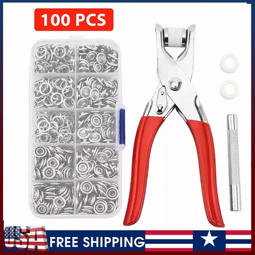 100pcs prong pliers ring press - 100pcs,