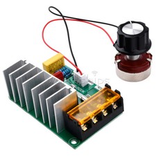 4000W AC 0-220V SCR Electric Voltage Regulator Motor Speed Controller Dimmer New