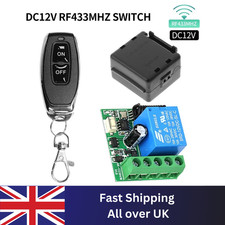 2x 12V Relay Wireless RF