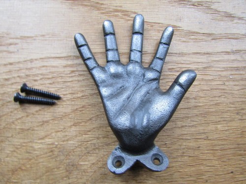 Rustic iron vintage coat - , hook