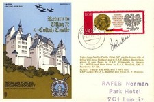 Fl Lt L. Butcher signed Return to Oflag 7c and Colditz Castle FDC WW2