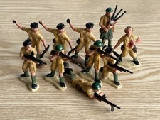 Vintage 1970s / 80s, Matchbox, WW2 British Eighth Army, 1/32 Scale Toy Soldiers.
