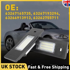 2x LED License Number Plate Light for BMW E81 E87 E63 E64 E85 E86 Z4 E89  Series