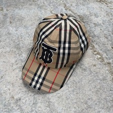 Burberry B Checkered Cap -