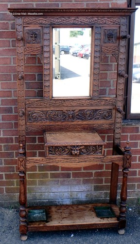 Victorian antique hallstand