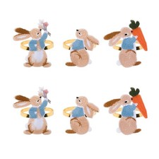 Easter Napkin Rings 6 Pcs