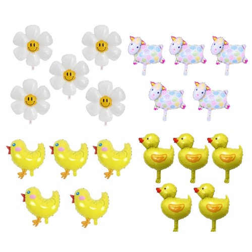 Easter foil balloons yellow - foil,