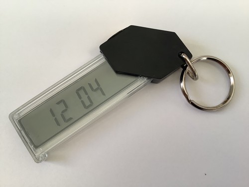 Mini keyring electronic clock - keyring,