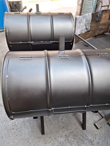 Charcoal drum smoker bbq - charcoal,