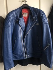 Lewis Leathers Men's Motorcycle Jacket - size 42. Super Monza No : 445