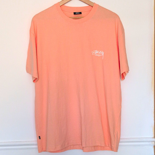 Stüssy peach logo crew neck - stüssy,