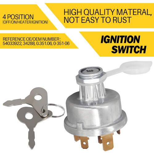 Ignition switch barrel and - barrel, key