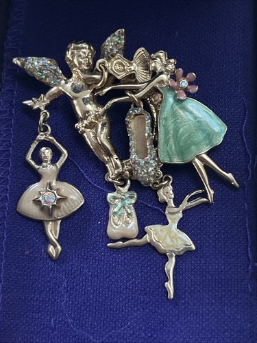 Kirks folly fairy brooch 1990 - kirks,