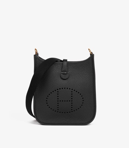 Hermès black clemence leather - hermès,