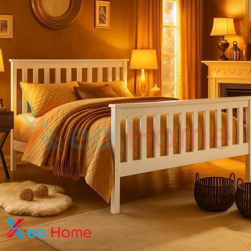 Solid 3ft 4ft wooden - 4ft, bed