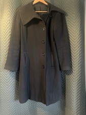 Laura Ashley Wool Coat, navy, size 16
