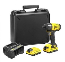Stanley Fatmax SFMCF800C2K-GB 18V Li-Ion Impact Driver 2 x 1.5ah Batteries 