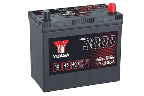 Yuasa car battery - yuasa, 12v