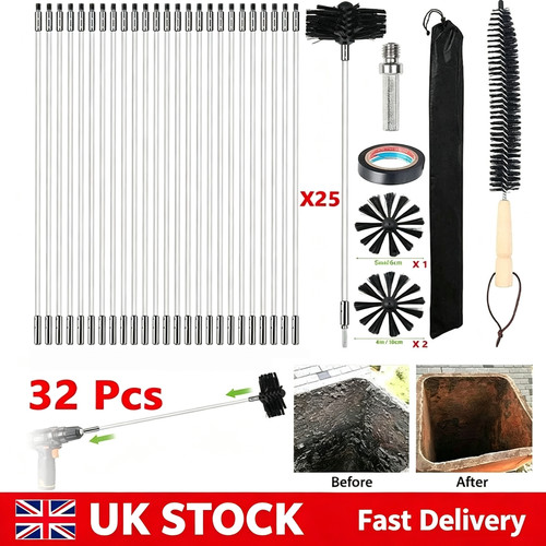 32x flexible chimney sweep - flexible,