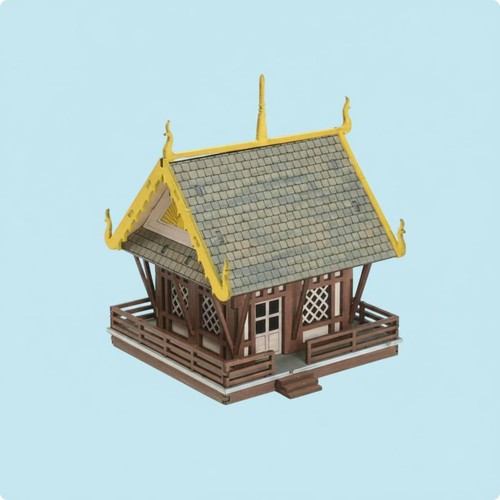 Architecture puzzle wooden - puzzle,