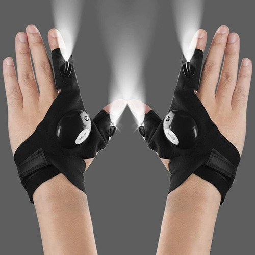 Led flashlight gloves - 2,