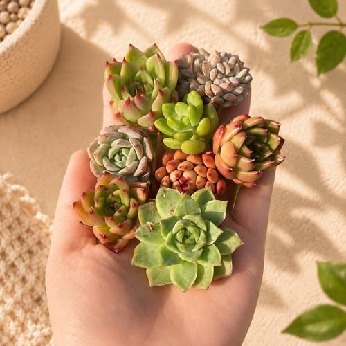 Random echeveria succulent - echeveria,