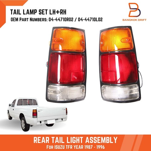 Pair red tail lights rear - lights,