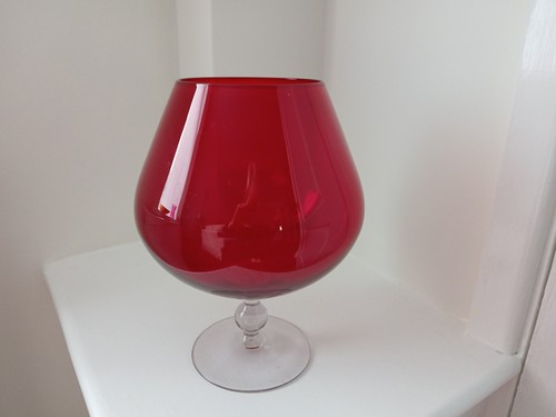 Hand blown brandy - hand,
